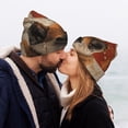 thumbnail image 5 of Lsque Vintage Shiba Inu Art Pattern Knitted Beanie, Unisex Winter Hat, Knit Hat Winter Beanies Thick Fisherman Beanies Cuffed Plain Skull Caps, 5 of 6