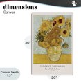 thumbnail image 4 of Stupell Industries Transitional Classic Vase with Twelve Sunflowers Canvas Art, 20 x 30, by Vintage Hustle, 4 of 8