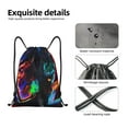 thumbnail image 4 of Goofa The Nightmare Before Christmas Print Drawstring Backpack Bag Sport Gym Sackpack Cinch Bags Drawstring Bags Draw String Sport Bag-Small, 4 of 6