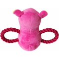 thumbnail image 2 of Juguete chirriador, chirriador para perros con 2 asas de felpa, juguete con ruido para perros, rosa JAMW Sencillez, 2 of 3