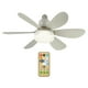 thumbnail image 1 of Luz de ventilador LED Control remoto multicolor regulable hogar habitación de niños, 1 of 7