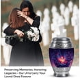 thumbnail image 4 of Butterfly Mini Funeral Urns For Adult Male - Blue Keepsake Cremation Urns For Ashes Adult Female - Pink Memorial Urn For Mom And Dad - Miniature Urn For Human Ashes For Man And Woman - 3 Inch, 4 of 7