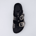 thumbnail image 2 of Cushionaire Lang Slip On Cork Footbed Sandals for Women – Comfortable Slides with Adjustable Buckle, Casual Summer Sandals for Women, 2 of 6