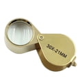 thumbnail image 3 of tamizeot Jewelry Magnifier Lens Clear Jewelers Eyes Tools 30X21mm Magnifying Glass 5Set, 3 of 6