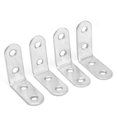 thumbnail image 4 of 8pcs Thick Stainless Steel Corner Code Right Angle Bracket 90 Degrees Laminate Connector, 4 of 8
