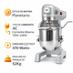 thumbnail image 3 of Batidora Industrial Gutstark 10 Lts Pedestal Planetaria Alta Potencia, 3 of 9