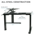 thumbnail image 4 of VIVO Electric Sit Standing Corner Height Desk L Frame Motor Ergonomic Adjustable, 4 of 8