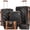 Black, variant on 5 Piece 20/24/28 Inch Hardside Luggage Set, Expandable Suitcase with Spinner Wheels & TSA Lock, Carry on Luggage Set with Travel Bags