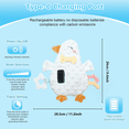 thumbnail image 5 of Baby Vibrating Sleep Soother Dinosaur 3 Adjustable Vibration Modes Portable Sleep Soothing Doll Toy, 5 of 10