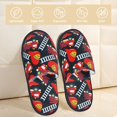 thumbnail image 2 of House Slippers for Women Men - Fire Rescue With Red Helmet And Truck Lightweight House Shoes Fuzzy Slippers, Soft Slip-On Cozy House Slippers for Woman Indoor Outdoor, 2 of 7
