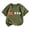 Army Green-a, variant on Toddler Boy Girls Halloween Shirt Pumpkin Ghost Tops Kids Outfits Short Sleeve Tshirt Halloween Gifts