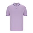 thumbnail image 6 of Mens Workout Shirt Fitted Mens T Shirts Business Casual Tees for Men Solid Color Summer Tops Button Lapel Pullover Mens Short Sleeve Shirt, 6 of 6