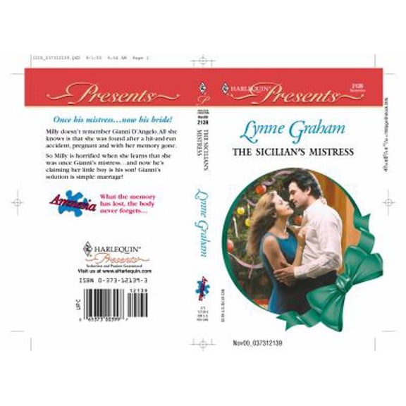 Pre-Owned The Sicilian's Mistress (Harlequin Presents No. 2139) (Amnesia Christmas) (Unknown) 0373121393 9780373121397