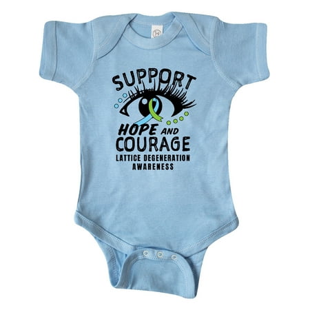

Inktastic Lattice Degeneraton Support Hope and Courage Gift Baby Boy or Baby Girl Bodysuit