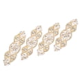 thumbnail image 4 of SHISUYAN 4 Pcs Appliqué en Strass Patch Thermocollant en Strass pour Ceinture de Robe de Mariée, 4 of 8