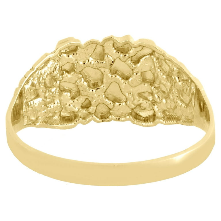 Kids Shiny Pinky Ring Real 10K offers Yellow Gold Size 3