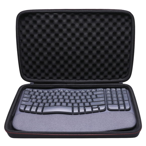 Funda LTGEM para teclado ergonómico Logitech Wave Keys MK670