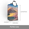 thumbnail image 3 of KLL Fuji Mountain And Cherry Blossoms In Spring Laundry Hamper,Large Canvas Fabric Lightweight Storage Basket Toy Organizer Dirty Clothes Collapsible Waterproof, 3 of 6