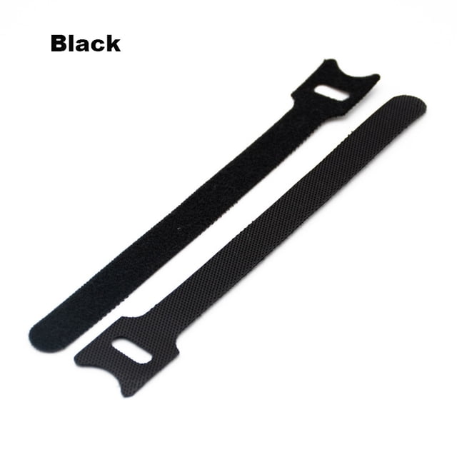 30/20/10Pcs Releasable Cable Ties Colored Nylon Cable ties Strap Hook Loop Wrap Zip Bundle Ties Cable Wire Management Black Length 15cm 30Pcss