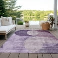 thumbnail image 6 of Addison Rugs Chantille Indoor/Outdoor Transitional Geometric Purple Washable Rectangle Rug, 9' x 12', 6 of 6