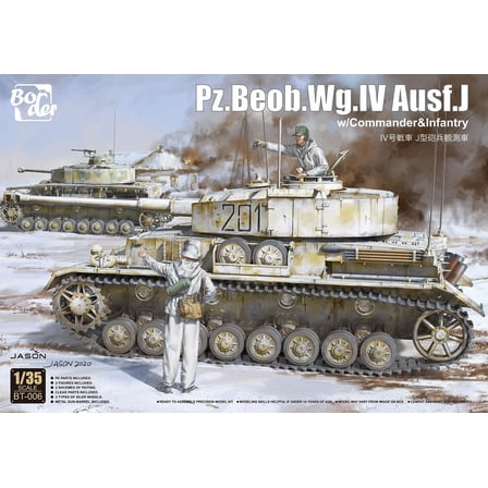 Border BT-006 1/35 Scale Pz.Beob.Wg.IV Ausf.J w/Commander*Infantry Model Kit