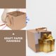 thumbnail image 3 of TABLZONE 6Ud Bolsa De Papel Kraft Marrón Para Almacenaje Con Gran Capacidad Y Cuadrado, 3 of 8