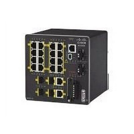 UPC: 0882658495687 | Cisco Industrial Ethernet 2000 Series – Switch – managed – 16 x 10/100 + 2 x combo Gigabit SFP + 2 x Fast Ethernet SFP – DIN rail mountable
