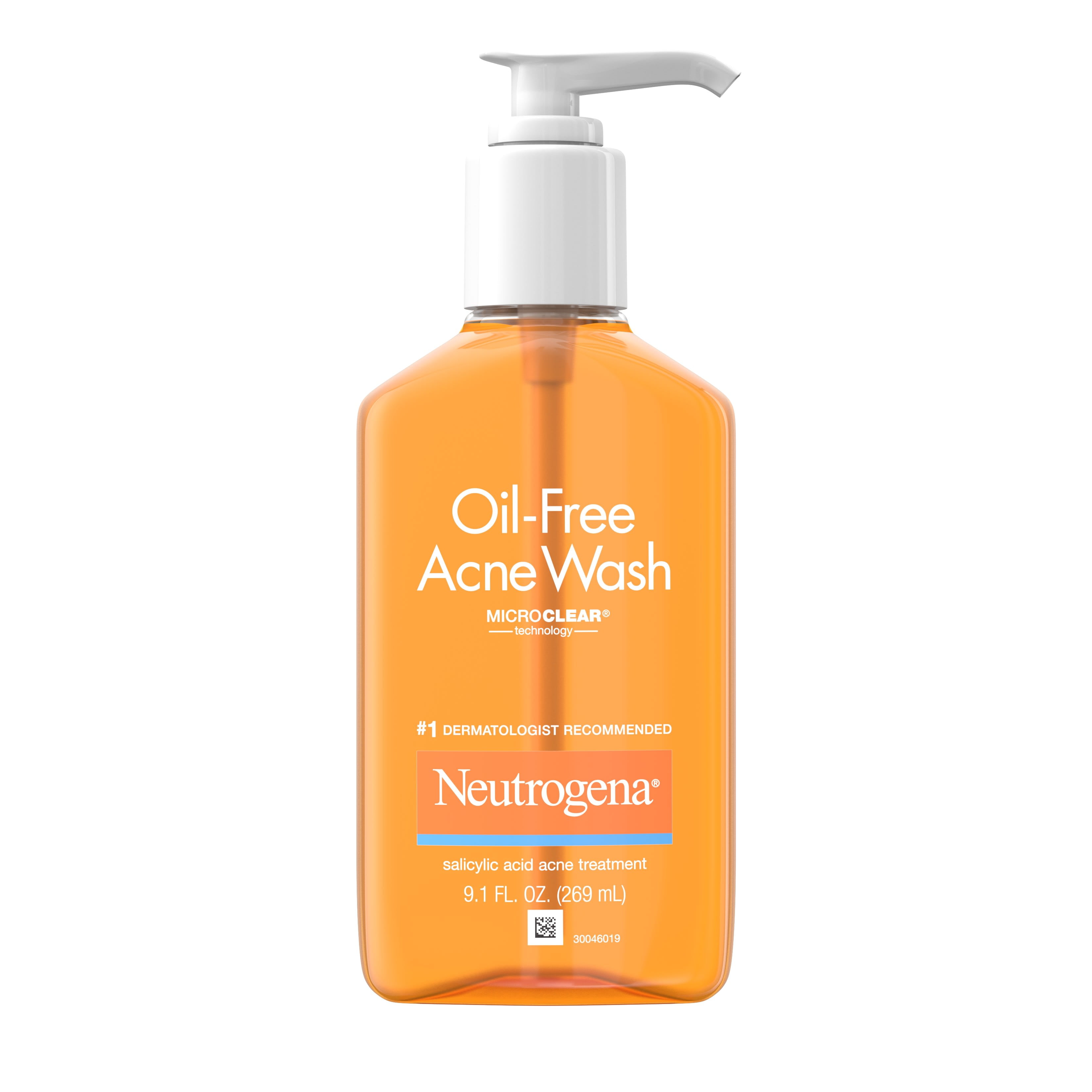 Neutrogena Oil-Free Salicylic Acid Acne Fighting Face Wash, 9.1 fl