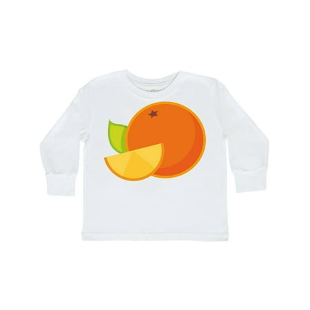 

Inktastic Orange Fruit Gift Toddler Boy or Toddler Girl Long Sleeve T-Shirt