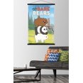 thumbnail image 2 of We Bare Bears - Key Art Wall Poster with Wooden Magnetic Frame, 22.375" x 34", 2 of 5