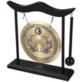 thumbnail image 2 of Gong with Mallet Antique Ornament Chinese Style Copper Gong Handicraft Decoration, 2 of 2