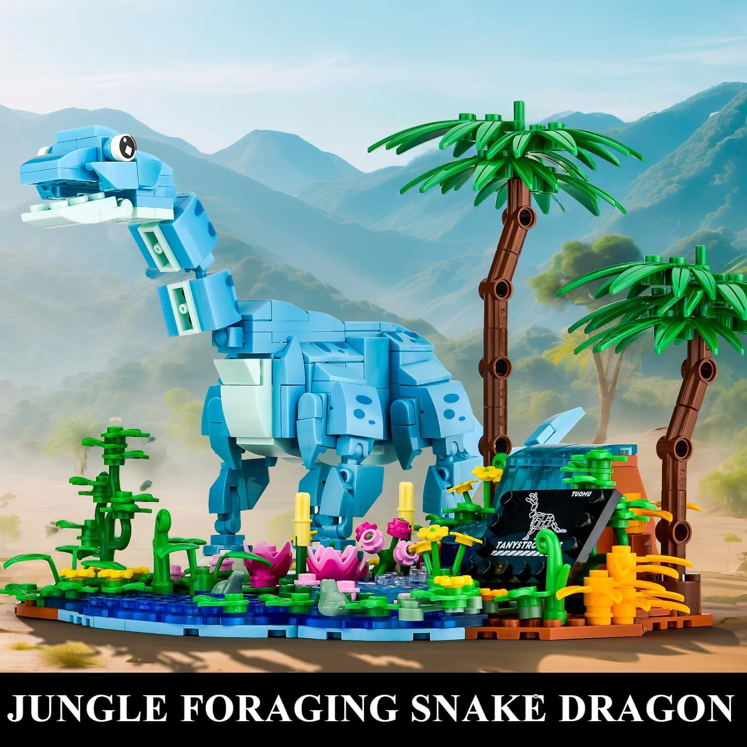 Dinosaur World Building Set,Jurassic Animal Building Collection Toys(541PCS)