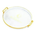 thumbnail image 3 of TISHITA Jewelry Storage Tray Bathroom Vanity Tray with Handle Coffee Table Tray Food Dessert Serving Tray for Party Table Centerpiece Clear, 3 of 8