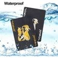 thumbnail image 2 of YOPTOP Deck of Cards Waterproof Black Playing Cards Poker Cards Plastic Playing Cards Gilding Black Playing Cards Black Gilding Waterproof Playing Cards, 2 of 5