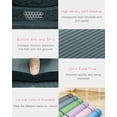 thumbnail image 4 of YR Tapete de Yoga Grande Gruesa de 1 Pulgada 78 "X 51" de Ancho Tapetes de Ejercicio para Pilates de Yoga de Entrenamiento de Gimnasio en Casa, Gris Azul, 4 of 7