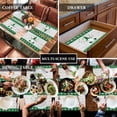 thumbnail image 2 of St. Patrick''s Day Gnomes Clover Placemats Set of 6, Irish Green Buffalo Check Plaid Clover Cotton Linen Heat Resistant Table Mats Washable Spring Holidays Decorations For Kitchen Dining Table, 2 of 5