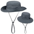 thumbnail image 5 of Toddler Baby Sun Hat Kids Summer UPF 50+ for Boys Girls Adjustable Beach Hats with Bucket Wide Brim Age Childrens Wide Brimmed Fishermans Hat Outdoor Sun Hat Boys And Girls Beach Sun Hat, 5 of 8