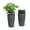 Gray, variant on 16/22" Tall Round Planter Set of 2, Self Watering Pots for Indoor Plants, Large Flower Pot Outdoor with Built-in Drainage and a Water Level Monitor, for Patio, Porch, Living Room, or Home Office
