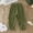 Army Green, variant on Toddler Casual Active Joggers Elastic Waist Pants Beige Thin Cotton Elastics Waist Summer Pants 18-24 Months Pants