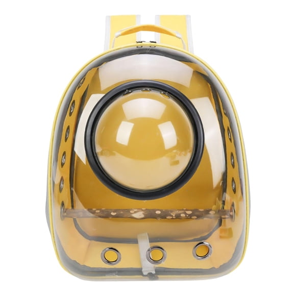 Yinanstore Sac à Dos pour Oiseaux Cages à Oiseaux Visible Réglable Respirant Perchoir Léger Sac de Transport pour Voyage Randonnée, Vert Jaune