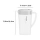 thumbnail image 4 of Hervidor de agua fría de 1,3 L con filtro de grifo para refrigerador Dispensador infusor de frutas de gran capacidad con tapa superior con grifo Jarra de limonada de plástico para té helado, 4 of 8