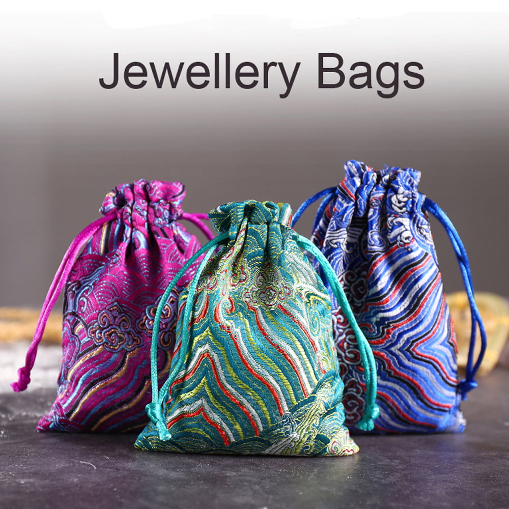 Bag Mini Burlap Drawstring Pouch Gift Jewelry bag – CreativeWaze