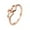 Rose Gold10, variant on Miyuadkai Rings Engagement Double Heart Women's Wedding Ring Women's Jewelry Ring Heart Shaped Women's Ring Jewelry Rose Gold 10
