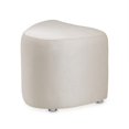 thumbnail image 5 of Michael Amini Eclipse Jacquard Fabric Vanity Stool in Moonlight Ivory, 5 of 11