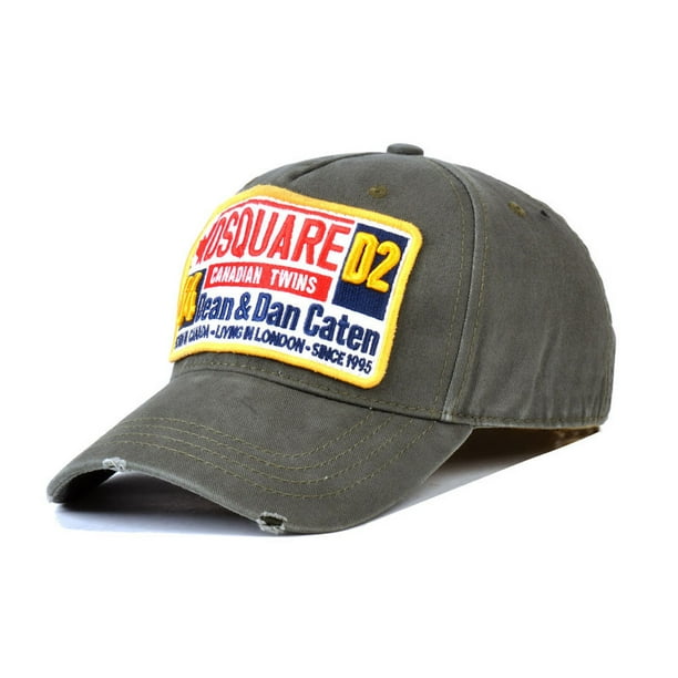 Gorra de béisbol DSQUARED D2 DSQS para hombre, deportiva, algodón, color negro