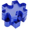 thumbnail image 2 of Stackable Sorting Trays with Lid, 6 Trays Jigsaw Puzzle Sorters Puzzle Storage Box for Puzzles Up to 1500 Pieces Puzzle Gift for Puzzlers Blue, 2 of 7