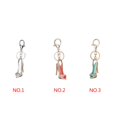 thumbnail image 3 of High Heel Shoe Keychain Rhinestone Crystal Purse Key Chain High Heel Car Key Chain High Chain Gift Girl Bag Decorative Alloy Keyring, 3 of 6