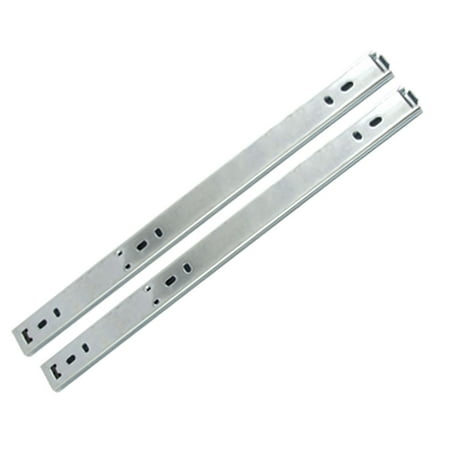 Uxcell Pair Metal Side Mount Ball Bearing Slides Drawer Guides