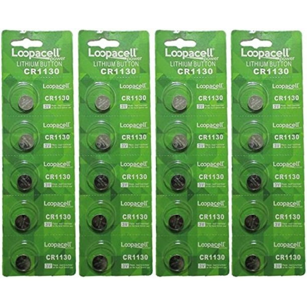 LOOPACELL 20 CR1130 Lithium 3 Volt Cell Batteries
