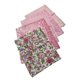 thumbnail image 5 of sweethay 6 unids/set 25x20cm patrón de flores tela de algodón tela impresa DIY Material de retales hecho a mano para accesorios de costura rosa 2Conjunto, 5 of 6